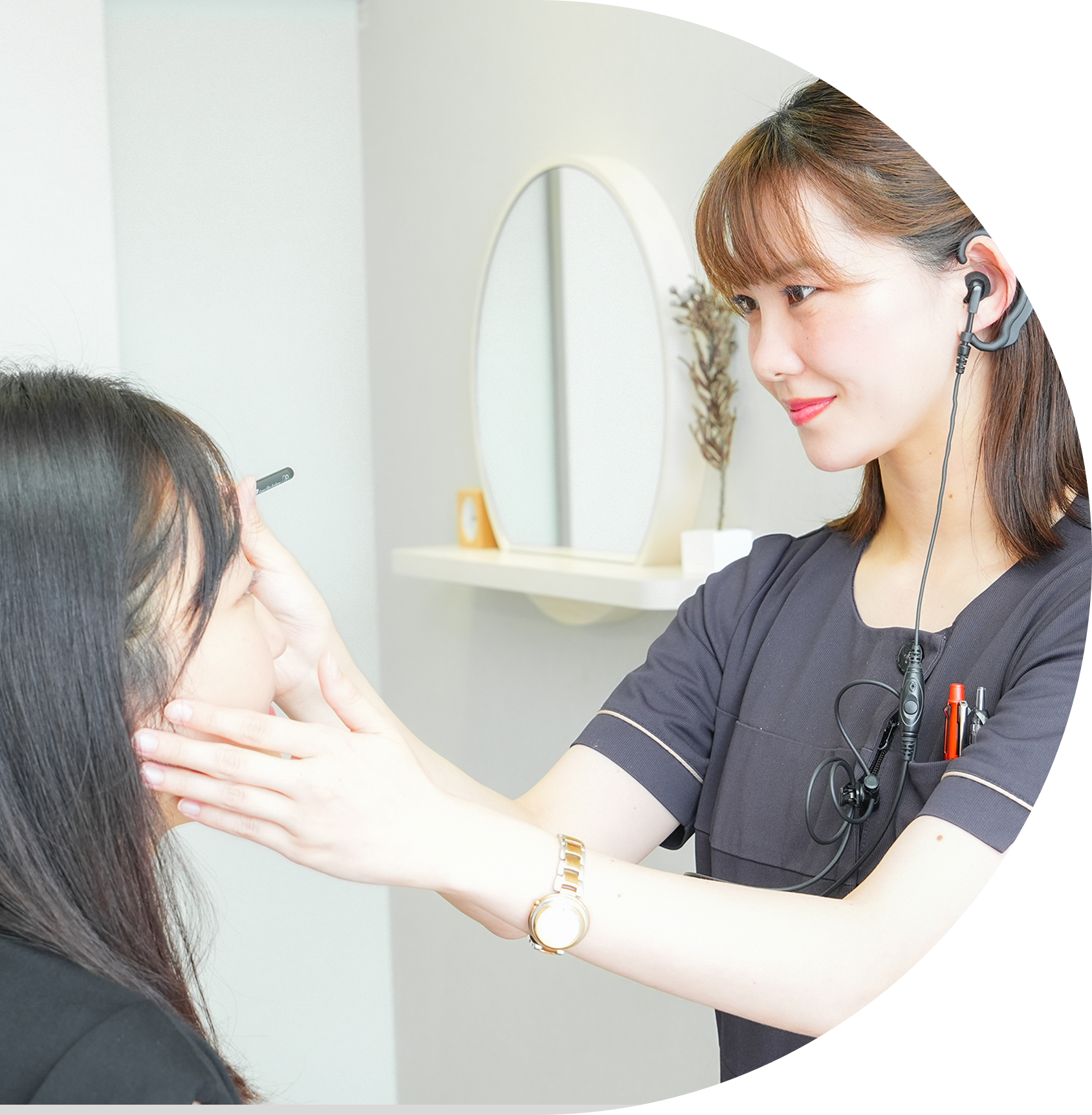 施術・カウンセリングの様子