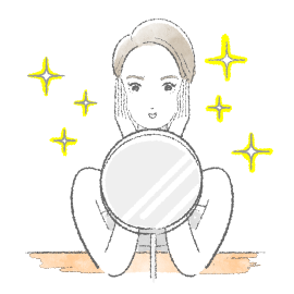 顔立ちを引き立てる眉だから素顔に自信!